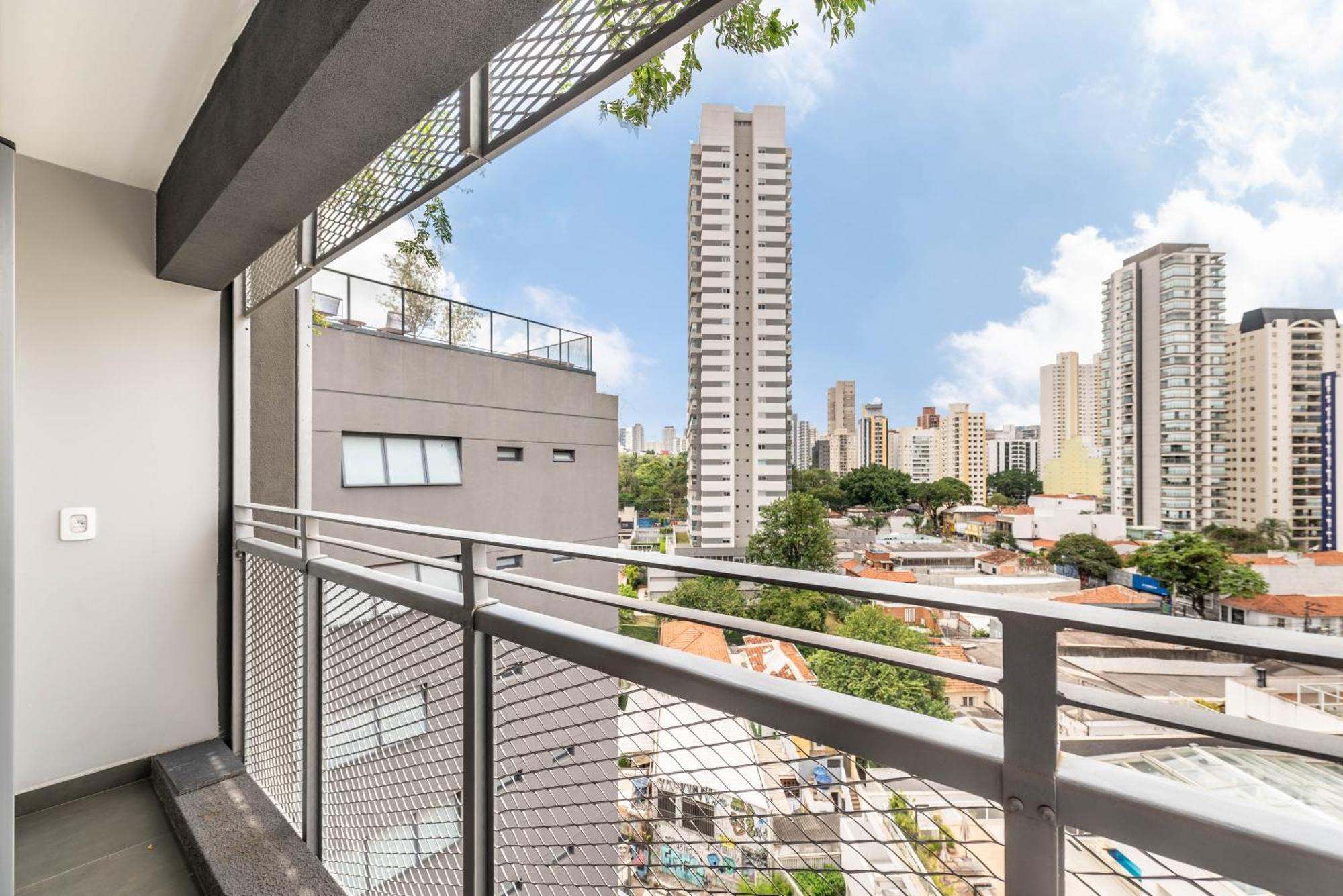 Pop Grafite 714 - Moderno Com Vista Incrivel Em Pinheiros 公寓